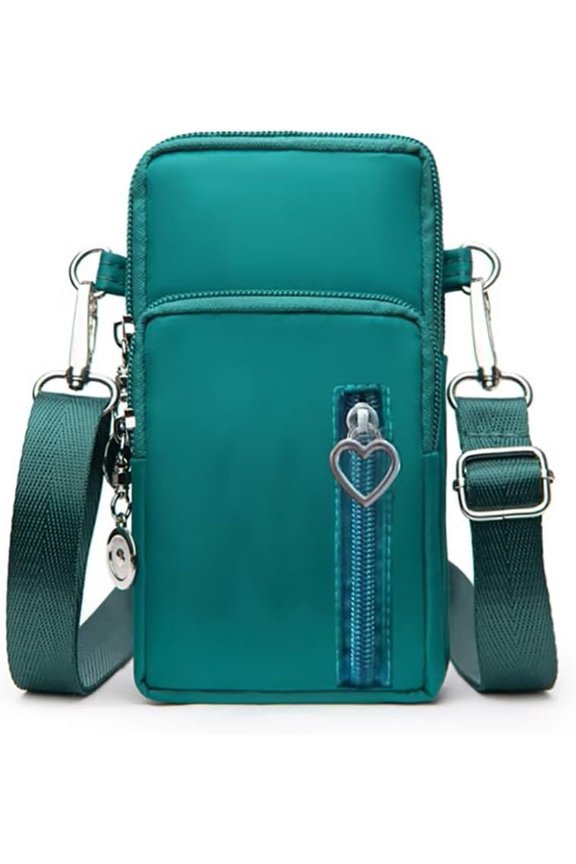 Cell Phone Bag Water Resistant Crossbody Travel Purse Arm Bag Wallet Mini Handbag with Adjustable Strap