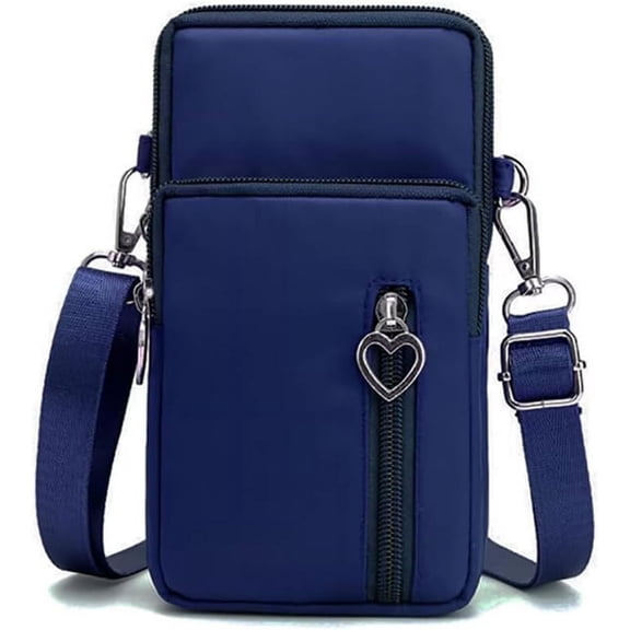 Cell Phone Bag Water Resistant Crossbody Travel Purse Sport Arm Bag Wallet Mini Shoulder Handbag with Adjustable Strap