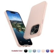 Cell Phone Basic Cases for iPhone 16,16 Pro,16 Plus,16 Pro Max, Liquid Silicone Gel Rubber Shockproof Case Ultra Thin Slim Matte Surface Cover for iPhone 16 Pro Max 6.9 inch Pink