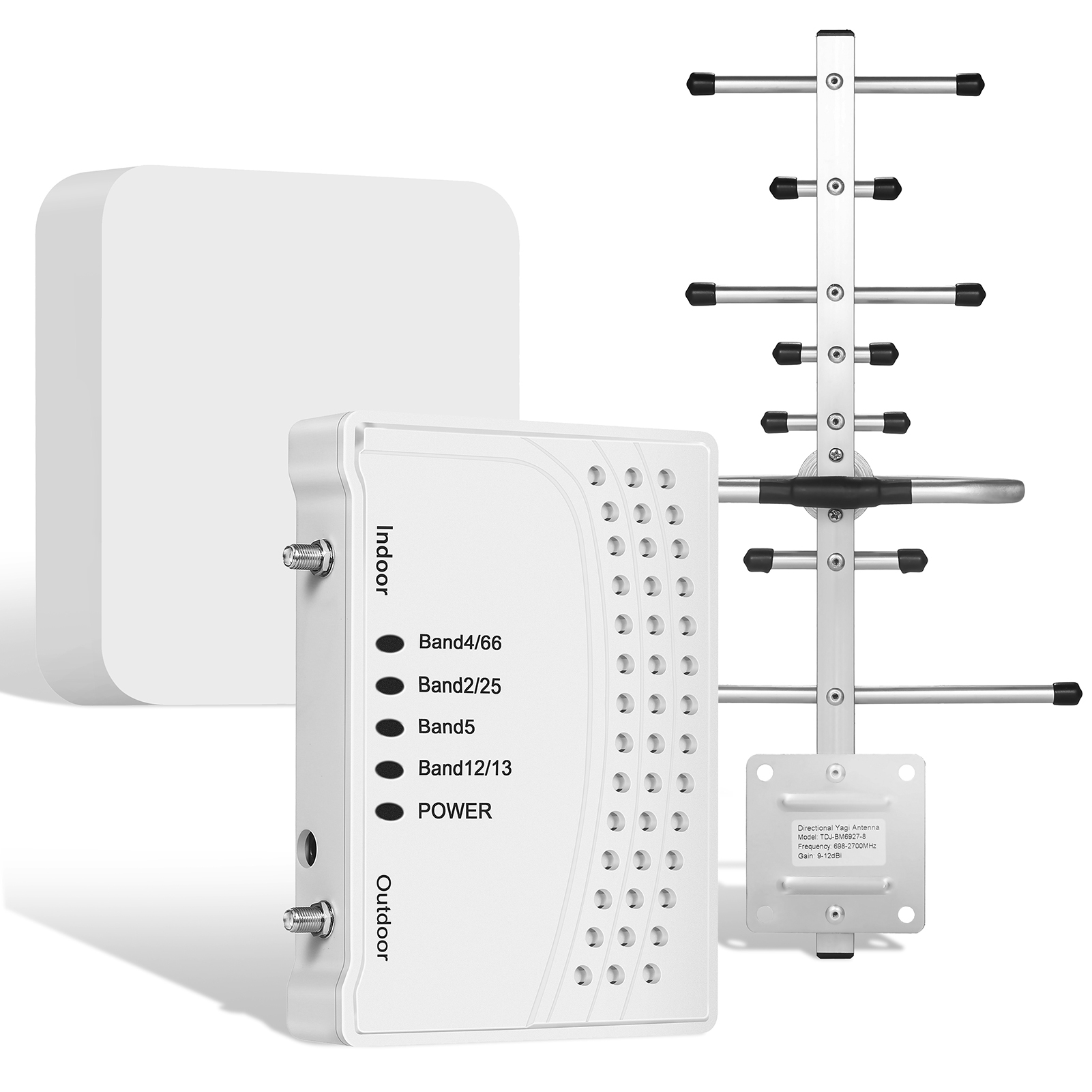 Cell Phone Booster for Home,Home Cell Phone Signal Booster,Up to 5,000Sq Ft,Boost 5G /4G LTE Data for Band 66/2/4/5/12/17/13/25 with All U.S. Carriers, FCC Approved
