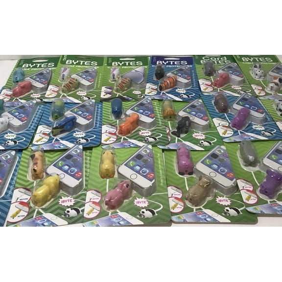 Cell Phone Cable Protector Lot Of 4 Tzumi Cord Bytes