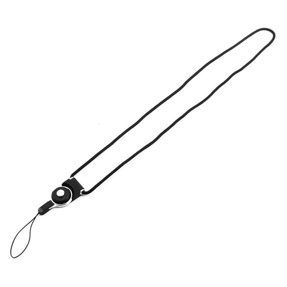 Cell Phone Camera Mp3 Mp4 Detachable Neck Lanyard Band Strap Rope String Black