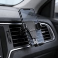thumbnail image 1 of Cell Phone Car Holder Stand - 360° Rotatable Car Air Vent Phone Mount, Super Stable, One Button Release, Black, 1 of 6