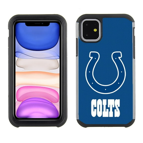 Cell Phone Case for Apple iPhone 11 - NFL Licensed Indianapolis Colts - Textured TeamColor