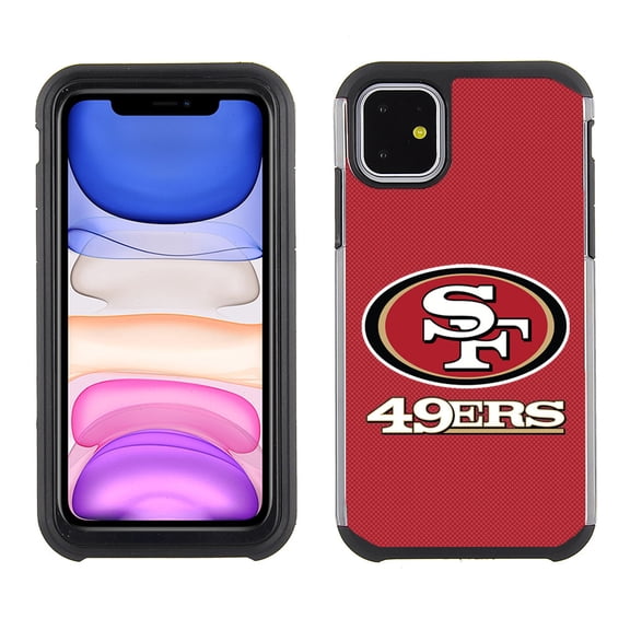 Cell Phone Case for Apple iPhone 11 - NFL Licensed San Francisco 49ers - Textured TeamColor
