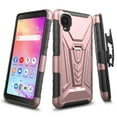 thumbnail image 1 of SPY CASE Case for TCL 30Z / TCL 30 LE Case with Tempered Glass Screen Protector Hybrid Cover with Kickstand Phone Belt Clip Holster - Rose Gold, 1 of 7