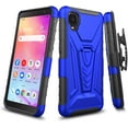 thumbnail image 1 of SPY CASE Case for TCL 30Z / TCL 30 LE Case with Tempered Glass Screen Protector Hybrid Cover with Kickstand Phone Belt Clip Holster - Blue, 1 of 7