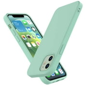 Cell Phone Cases for 5.4" iPhone 12 Mini, Njjex Liquid Silicone Gel Rubber Shockproof Case Ultra Thin Fit iPhone 12 Mini Case Slim Matte Surface Cover for Apple iPhone 12 Mini 2020 -Mint
