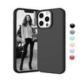 thumbnail image 1 of Cell Phone Cases for 5.4" iPhone 13 Mini, Njjex Liquid Silicone Gel Rubber Shockproof Case Ultra Thin Slim Matte Surface Cover for Apple iPhone 13 Mini 5.4" 2021 -Black, 1 of 9