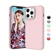 thumbnail image 1 of Cell Phone Cases for 6.1" iPhone 13 Pro, Njjex Liquid Silicone Gel Rubber Shockproof Case Ultra Thin Slim Matte Surface Cover for Apple iPhone 13 Pro 6.1" 2021 -Pink, 1 of 9