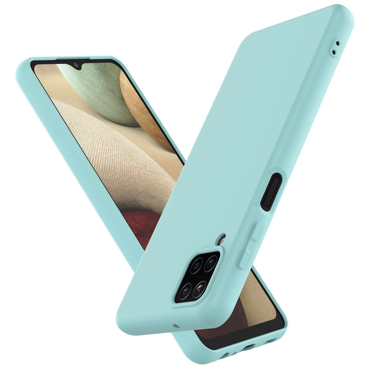 Galaxy A12 Samsung Rubber Phone Slim Silicone Case For Samsung