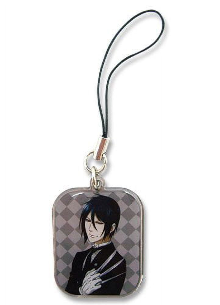 Cell Phone Charm - Black Butler - New Sebastian Portrait Licensed ge82598