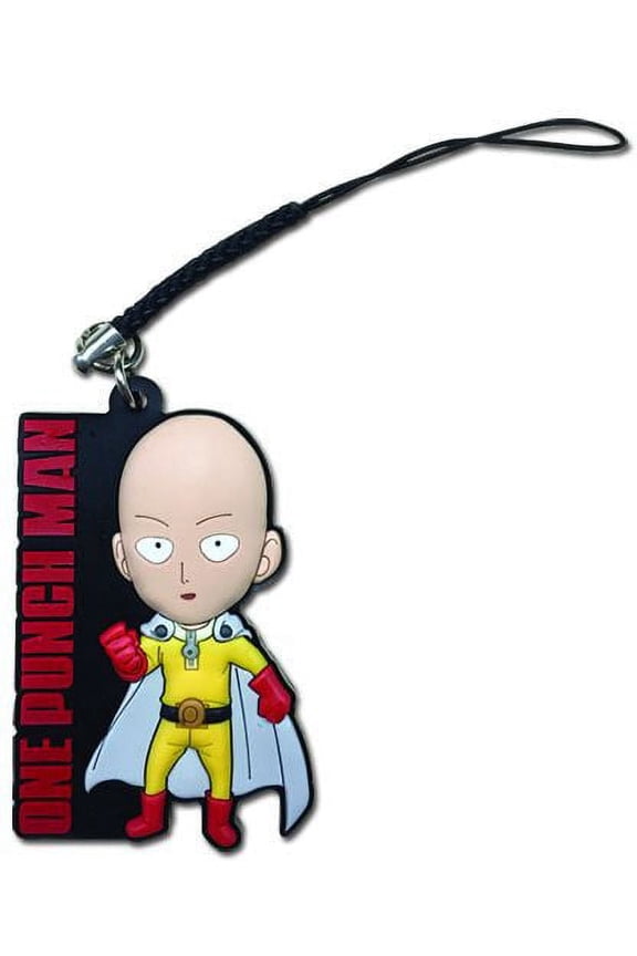 Cell Phone Charm - One-Punch Man - SD Saitama ge17468