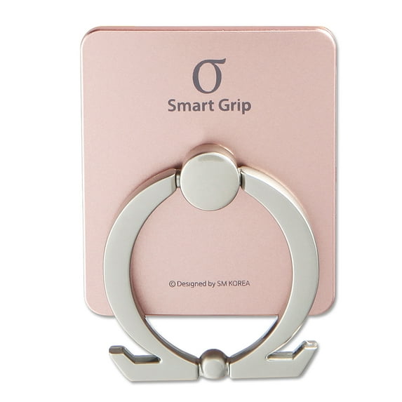 Cell Phone Finger Ring Holder & Grip Universal Kickstand with 360° Rotation and 180° Flip Compatible with Most Smartphones (Rose Gold)