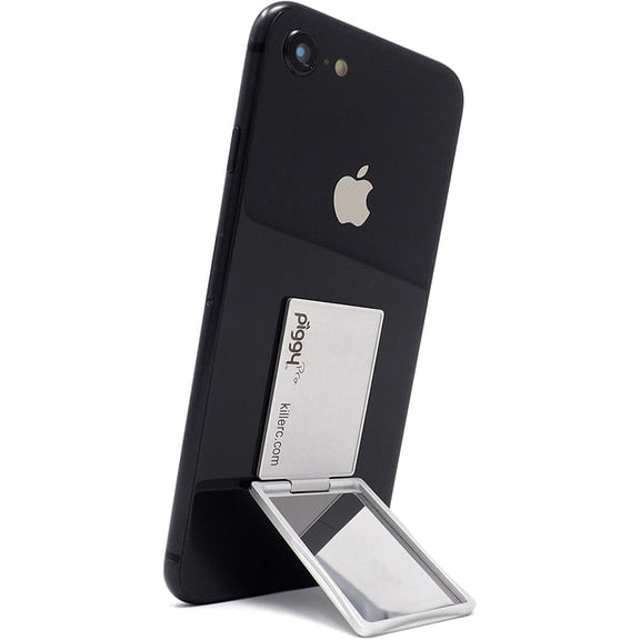 Cell Phone Flip Stand with Mirror by Killer Concepts, Silver, As Seen on TV