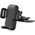 thumbnail image 1 of Cell Phone Holder for Car, CD Slot Car Phone Mount, One Button Release Easy Installation CD Player Car Phone Holder Mount Compatible with iPhone 16 15 14 13 12 11 Pro XR XS MAX Galaxy S20 S20+ S10 S9, 1 of 7
