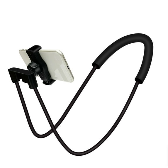 Cell Phone Holder, Universal Mobile Phone Stand, Lazy Bracket, DIY Flexible Mount Stand with Multiple Function (Black)