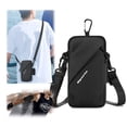 thumbnail image 1 of Cell Phone Holder for Walking, Running, Arm Band for Phone, Cell Phone Purse, Cross Body Phone Bag, Phone Holster, Cell Phone Carrier for Women, Phone Pouch (Light Blue), 1 of 8