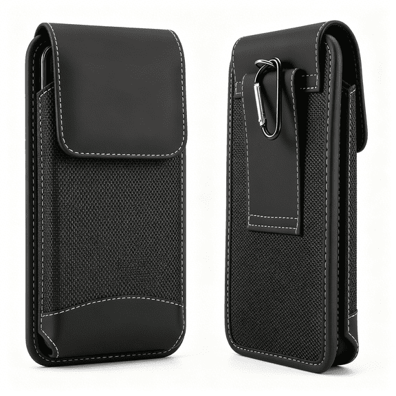 Cell Phone Holster Case Belt Loop Phone Pouch Holder for Motorola Moto G Power 5G 2024 2025 G Play 2023 G Stylus 5G 2022 G Pure G9 Power Edge 2021 Galaxy A05 A06 A14 S21 Ultra Nokia G400 G50 (XL)