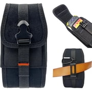 Belt Clip Phone Holder,Cell Phone Holster for iPhone17 16 15 14 13 12Pro Max,Galaxy S24 Ultra,S24 Plus,Heavy Duty Buckle Closure.