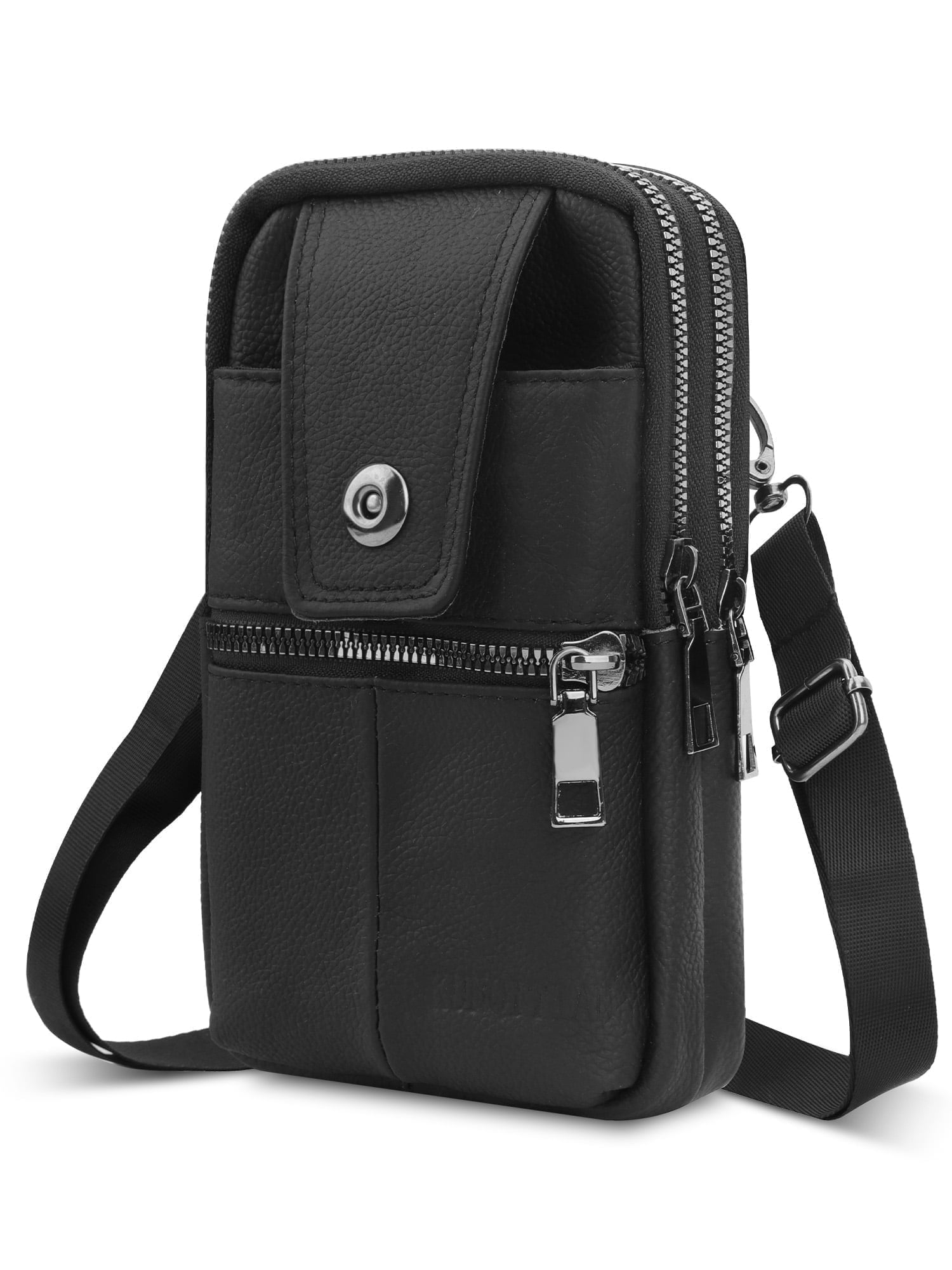 EEEkit Cell Phone Crossbody Bag, PU Leather Case Belt Clip Pouch