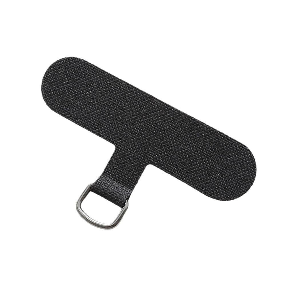 Non-adhesive Phone Lanyard Attachment 2-Pack Phone Lanyard Pads - Universal  Metal Tether Tabs For Phone Cases (Black) Universal Cell Phone Tether Tabs
