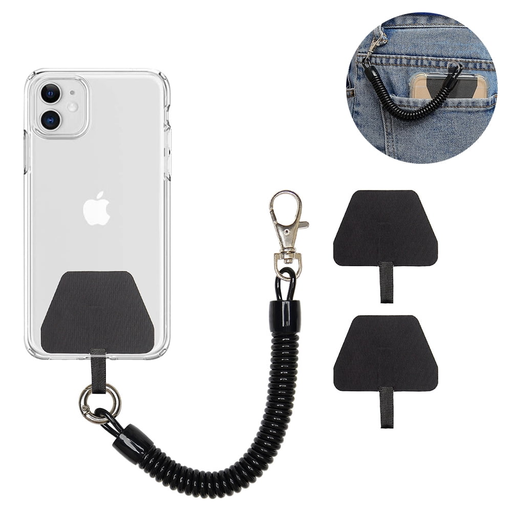 Cell Phone Lanyard Tether with Patch, Universal Smartphone Wrist Strap ...