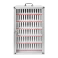 thumbnail image 1 of Cell Phone Locker, 72 Slots Aluminum Alloy Pocket Chart Storage Cabinet Wall-Mounted for Cell Phones, with a Locked Classroom Cell Phone Holder for Classroom Office Gym, 1 of 13