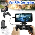 thumbnail image 1 of Cell Phone Mount Clip for PS4 Controller Joystick Adjustable Clamp Holder Stand, 1 of 8