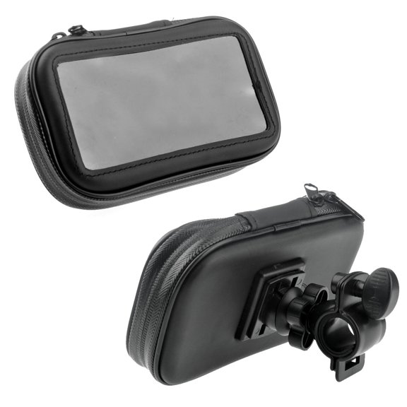 NIAIZEK Motorcycle Handlebar Phone Holder Bag, Portable Navigation Case for Secure Riding