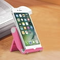 thumbnail image 1 of Cell Phone Multi-Angle Stand Holder Mount Cradle Organizer Charger Station Tablet Desktop Bed Office School Kitchen Travel Foldable Portable Adjustable Universal Smartphones, 1 of 7