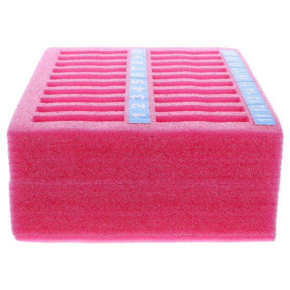 Cell Phone Organizer Box For Classroom & Office - 20 Grid Shockproof Foam Storage Case - Multi Device Stand For Meeting Rooms School