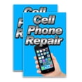 thumbnail image 1 of Cell Phone Repair (24" X 36") Vinyl Decal Only (Pack of 2) |Sign|Sticker|Poster, 1 of 4