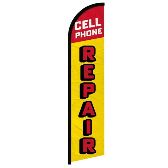 Cell Phone Repair (Letters) Windless Banner Flag