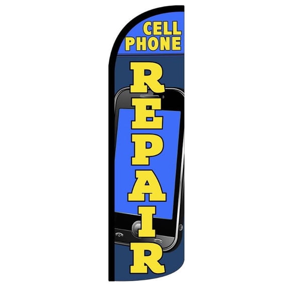 Cell Phone Repair Windless flag Without Pole Advertisement /Business Flags | Feather Flag |
