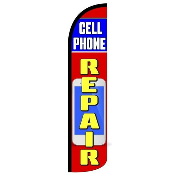 Cell Phone Repair Windless flag Without Pole Advertisement /Business Flags | Feather Flag |