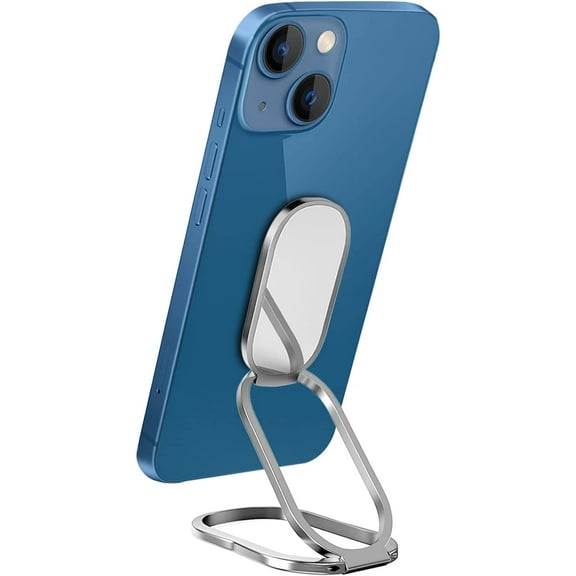 Cell Phone Ring Holder Finger Holder 360Rotating Holder Metal Phone Holder Suitable for All Smart Phones ( Silver)