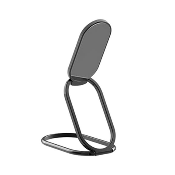 ✪ Cell Phone Ring Holder Finger Kickstand 360° Foldable Swivel Phone Stand Metal Back Ring Grip for All Smart Phones