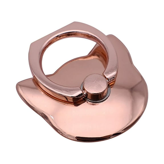 Cell Phone Ring Holder Metal Finger Grip Finger Kickstand 360° Rotation Universal Finger Ring Phone Grip Compatible With All Smartphone Disposable Phones for International Travel Prop Phone Tripod