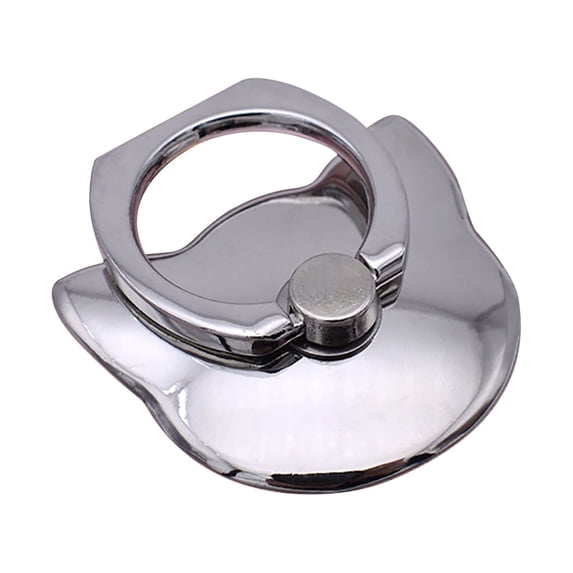 Cell Phone Ring Holder Metal Finger Grip Finger Kickstand 360° Rotation Universal Finger Ring Phone Grip Compatible With All Smartphone Disposable Phones for International Travel Prop Phone Tripod
