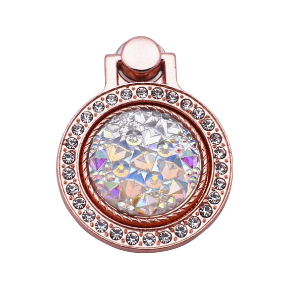 Cell Phone Ring Holder Metal Finger Grip Finger Kickstand 360° Rotation Universal Finger Ring Phone Grip Compatible with All Smartphone