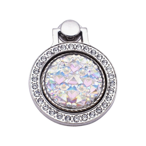 Cell Phone Ring Holder Metal Finger Grip Finger Kickstand 360° Rotation Universal Finger Ring Phone Grip Compatible with All Smartphone