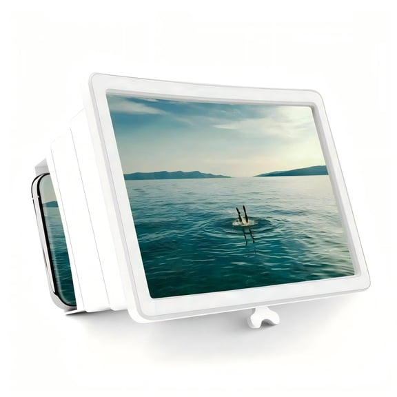 Cell Phone Screen Magnifier 3D HD Video Phone Amplifier Stand Bracket Magnifying Projector Screen Enlarger