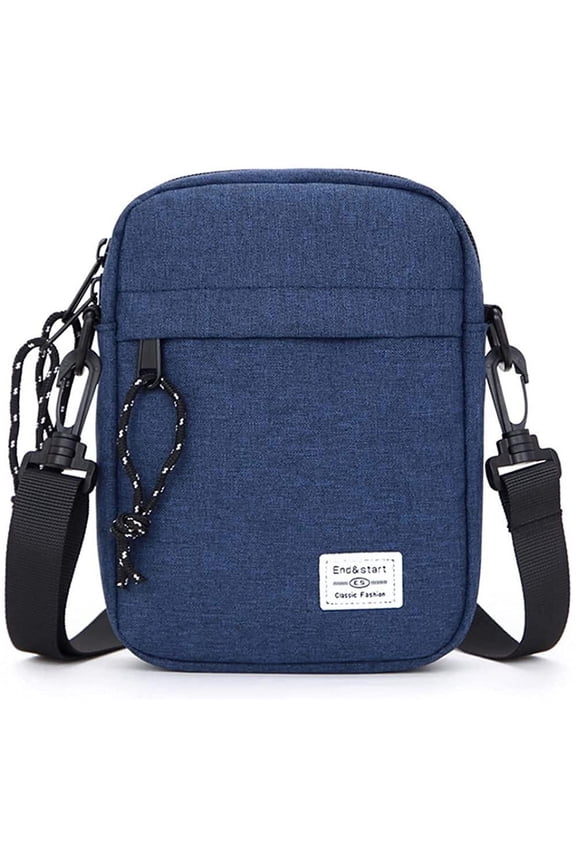 Cell Phone Shoulder Bag Men, Crossbody Cell Phone Sling Bags Men, Vertical Mobile Phone Crossbody Purse Holster Zipper Pocket