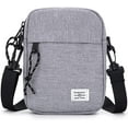 thumbnail image 1 of Cell Phone Shoulder Bag Men, Crossbody Cell Phone Sling Bags Men, Vertical Mobile Phone Crossbody Purse Holster Zipper Pocket, 1 of 8