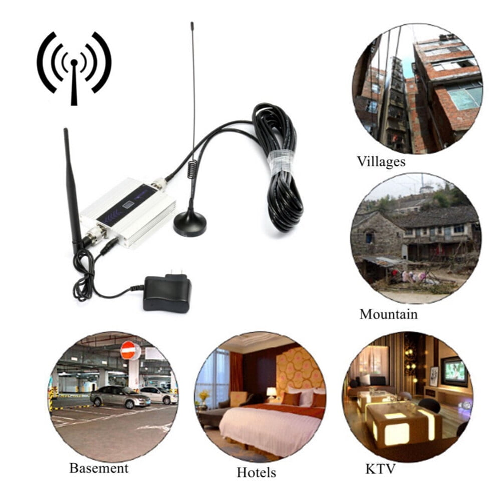 Cell Phone Signal Booster, Dual Band Cellular Repeater Amplifier Home GSM DCS LTE B3 2G 3G 4 Phone Signal Amplifier for Home