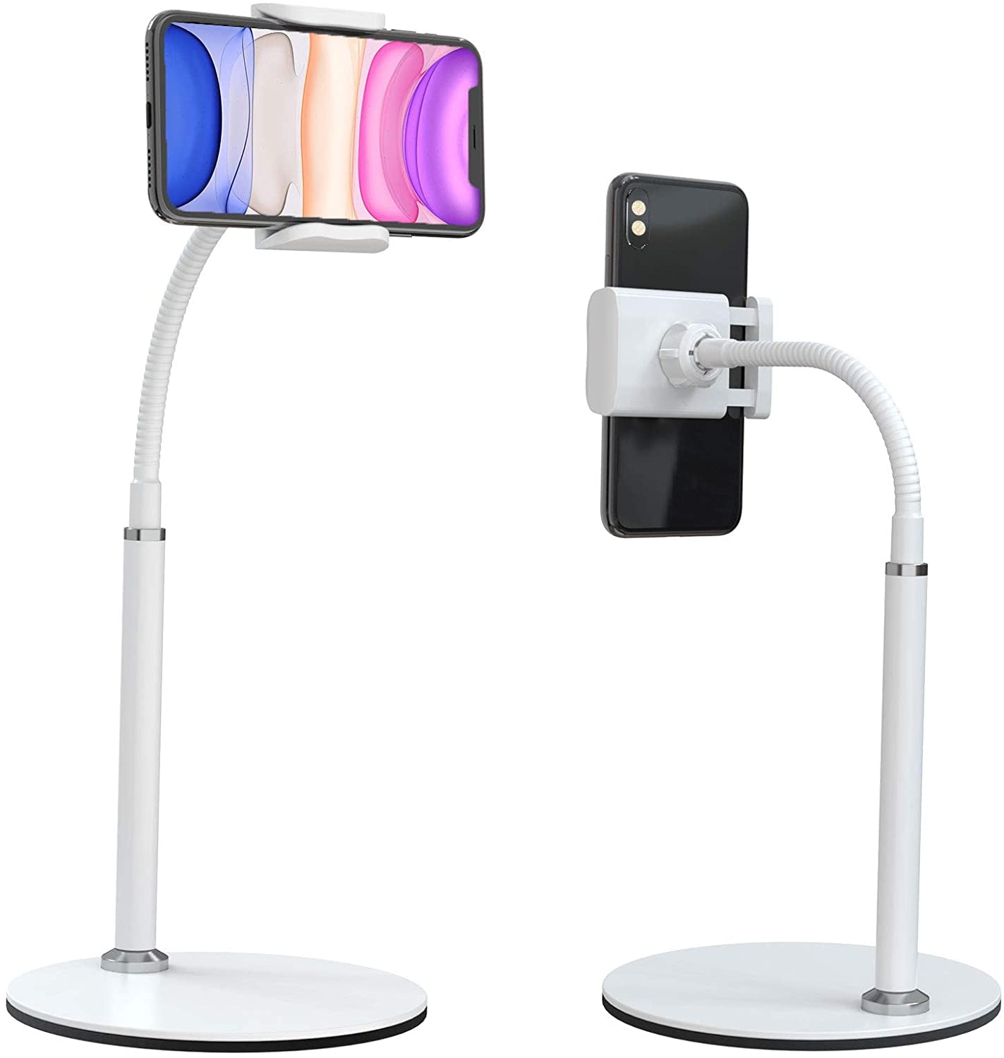 Cell Phone Stand, Adjustable Height & Angle Phone Holder Gooseneck ...