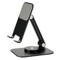 thumbnail image 1 of Cell Phone Stand Adjustable，Swivel Phone Stand with 360 Rotating Base,Aluminum Foldable Desktop Holder Compatible Compatible with All Models of Mobile Phones, ipads, Tablets (4-11 Inches), 1 of 1