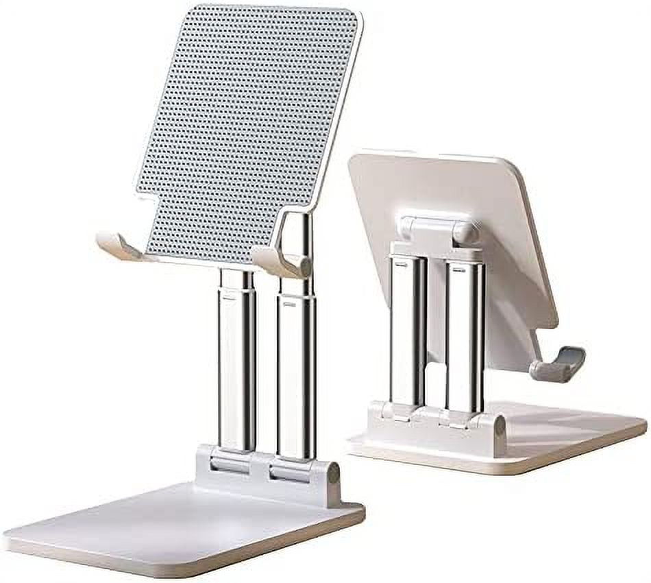 Cell Phone Stand,Angle Height Adjustable Foldable Phone Stand for Desk