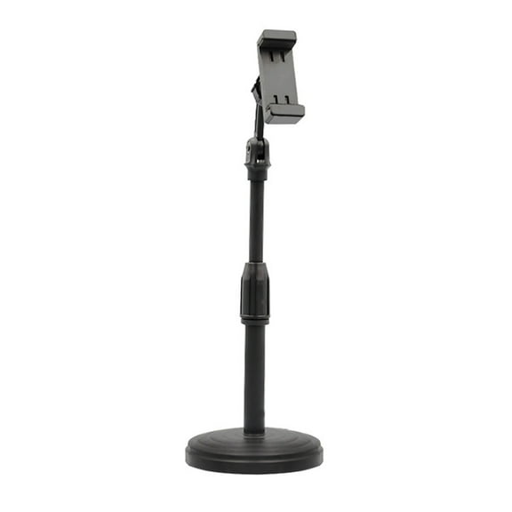 Cell Phone Stand Angle Height Adjustable Phone Stand with Round Base for for Watching Video Online Conferences